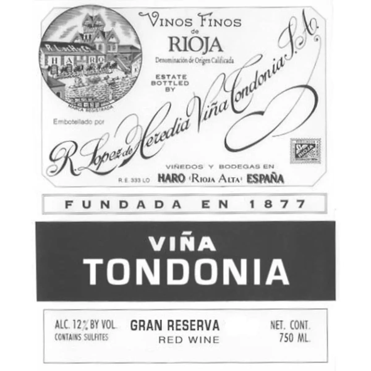 1980 Lopez de HerediaVina Tondonia Gran Reserva