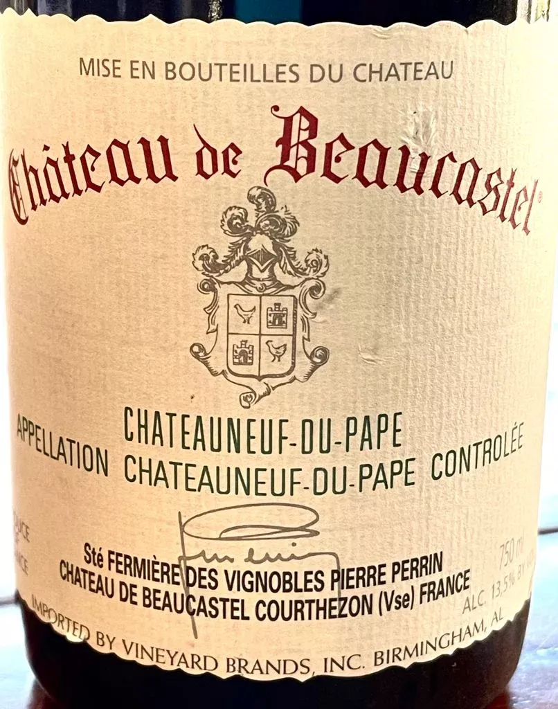 1983 Beaucastel Chateauneuf du Pape (750ml)