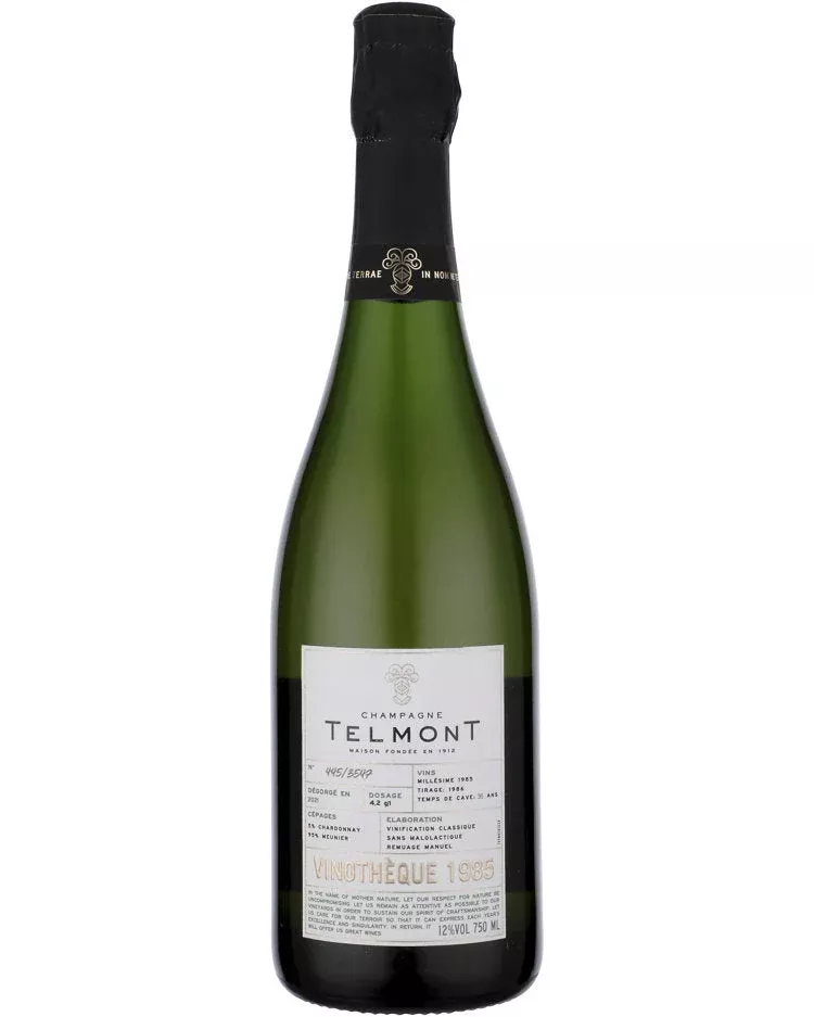 1985 Telmont Vinotheque Champagne Extra Brut 750ml