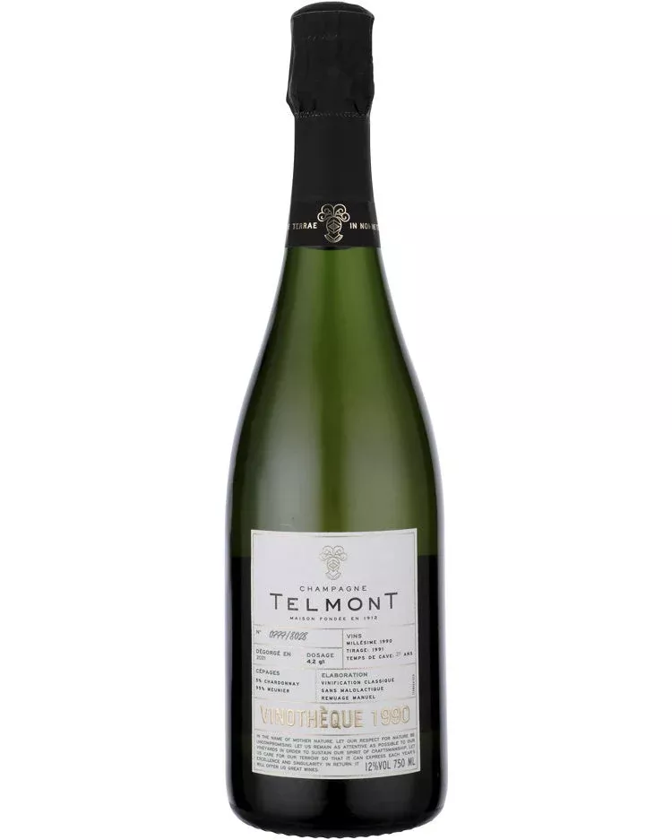 1990 Telmont Vinotheque Champagne Extra Brut 750ml