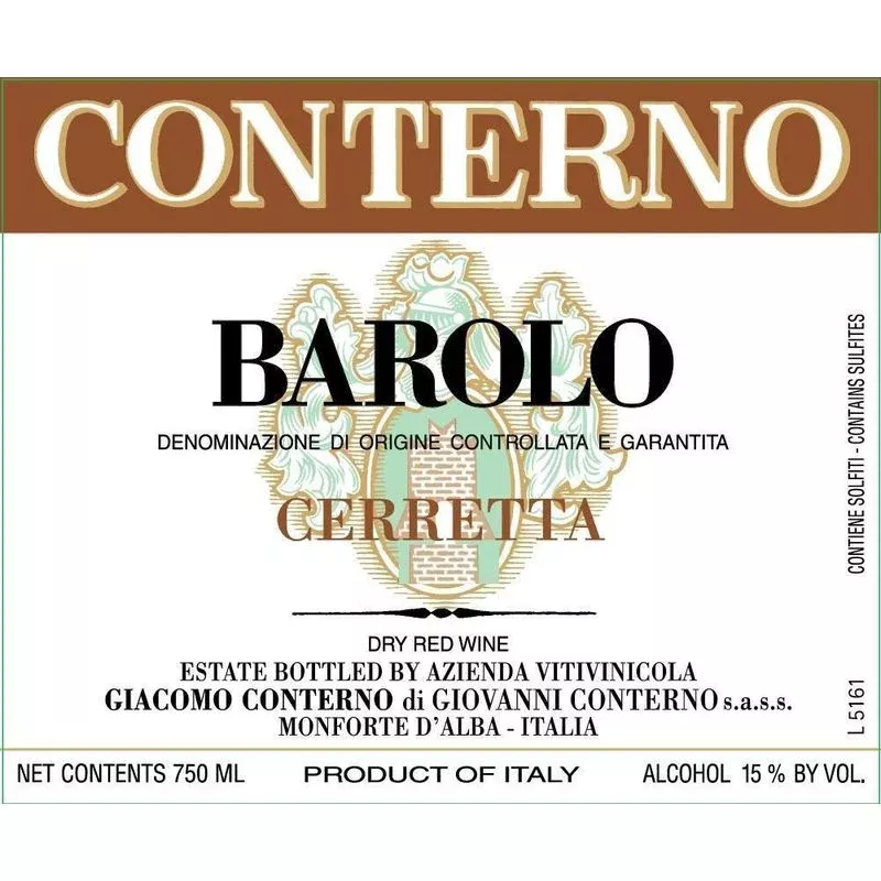 2020 Conterno, Giacomo - Barolo Cerretta
