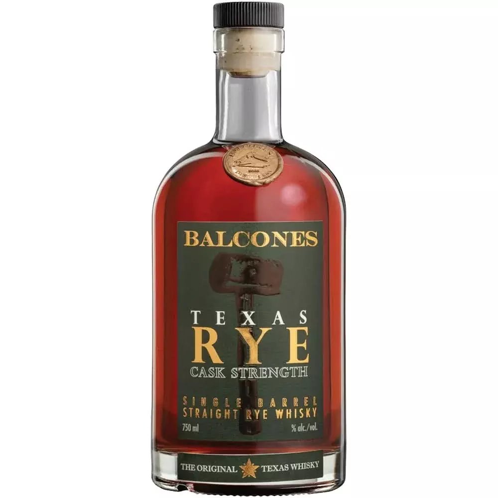 Balcones Cask Strength Rye Whisky 750ml