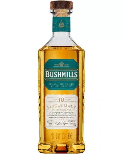 Bushmills 10 Year Old Single Malt Irish Whiskey 750ml
