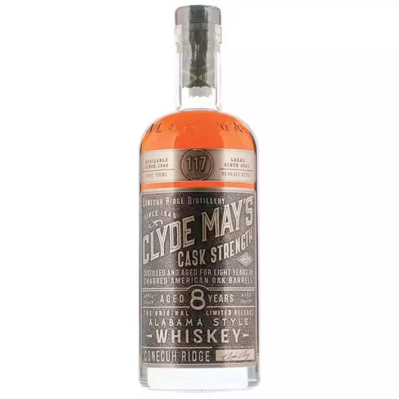 Clyde May's Cask Strength Whiskey 8 yr 750ml