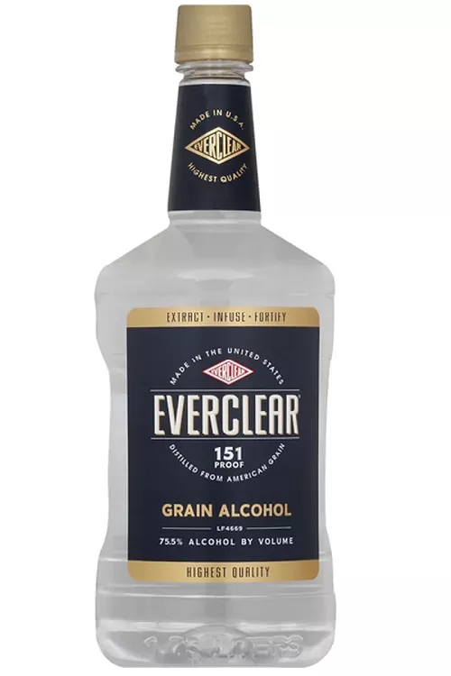 Everclear 151 Proof Grain Alcohol 1.75L