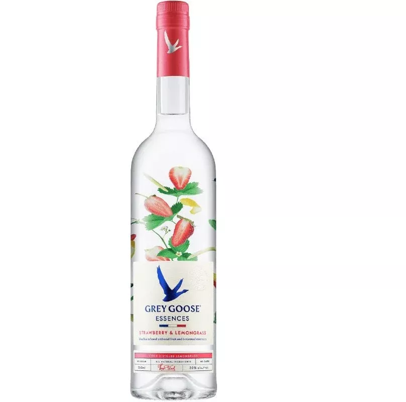 Grey Goose Essences Strawberry & Lemongrass Vodka 750ML