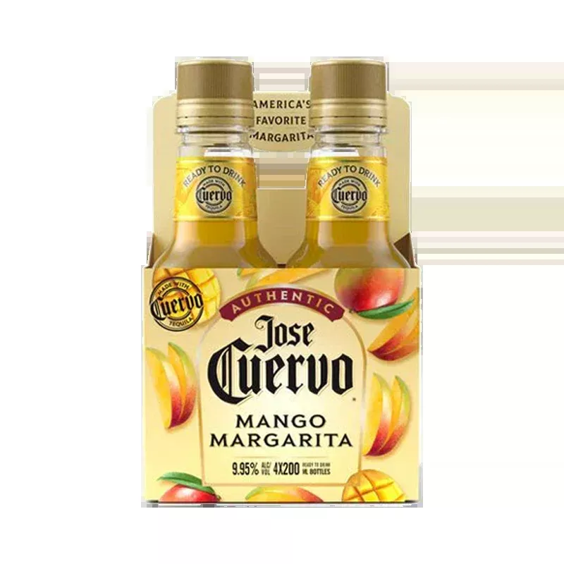 Jose Cuervo Authentic Mango Margaritas 200ml Bottle 4-Pack