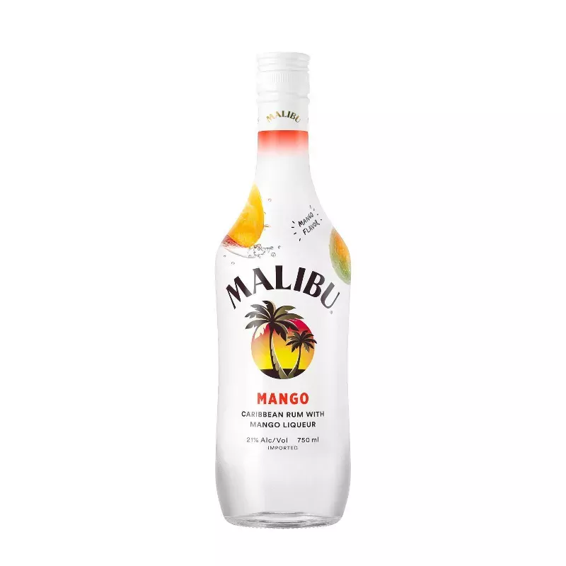 Malibu Mango Flavored Rum 750ml