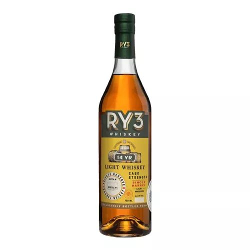 RY3 Light Whiskey Single Barrel Cask Strength 14 years - 750ML