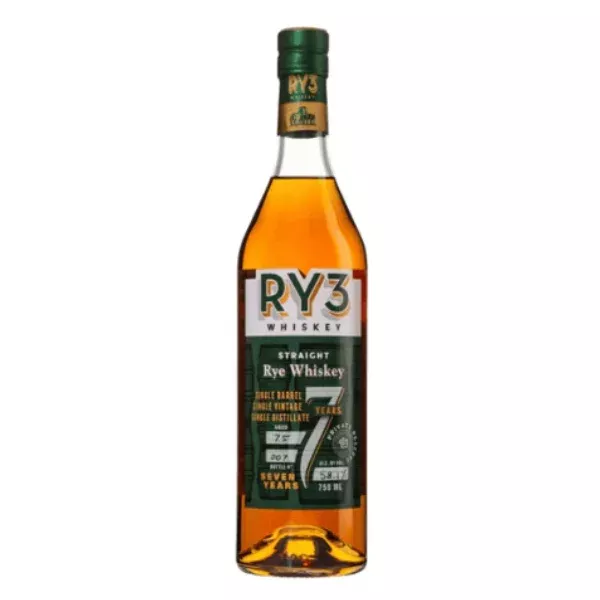 Ry3 Whiskey 7 Years Straight Rye Whiskey - 750ml