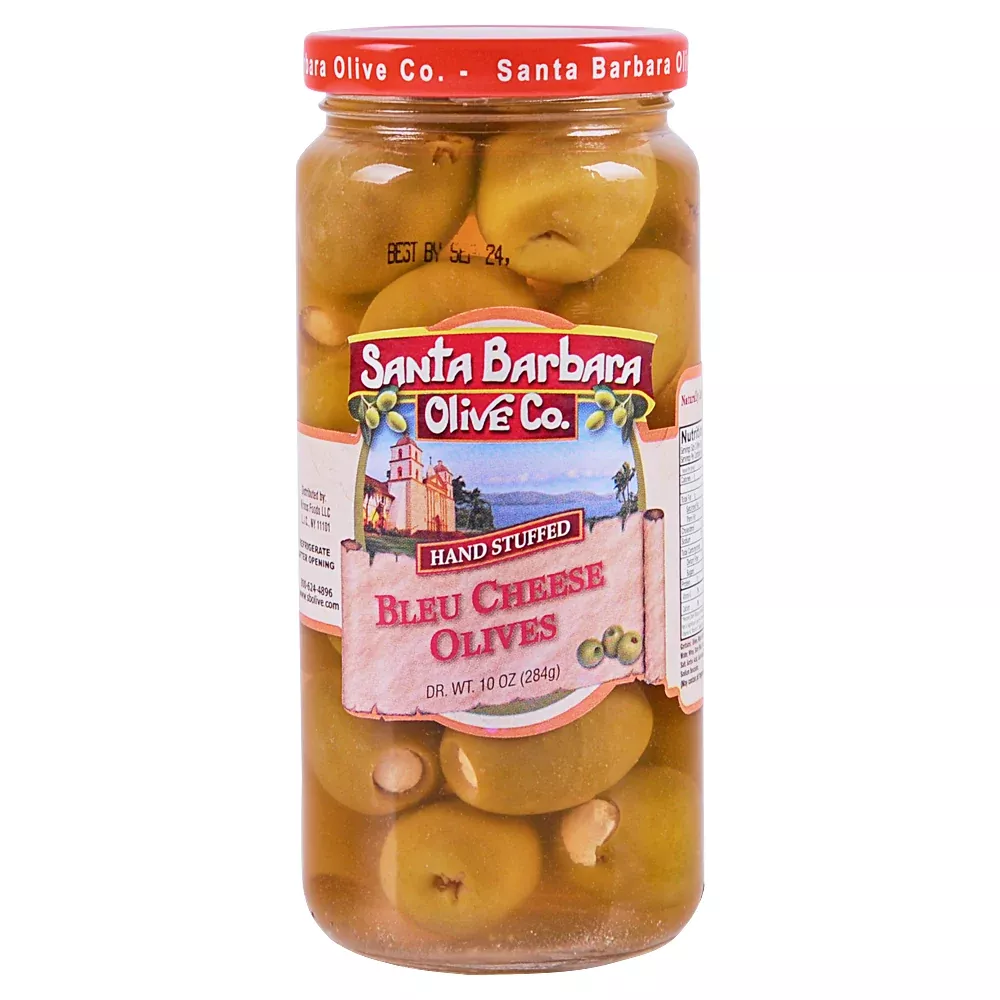 Santa Barbara Bleu Cheese Stuffed Olives 5oz jar