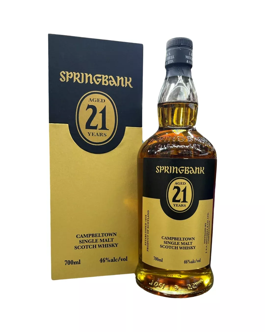 Springbank 21 Year Old Single Malt Scotch Whisky 750ml