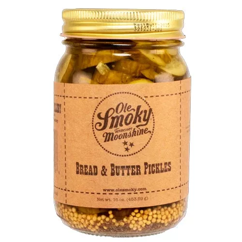 Tennessee Shine Bread N Butter Moonshine Pickles 750ml