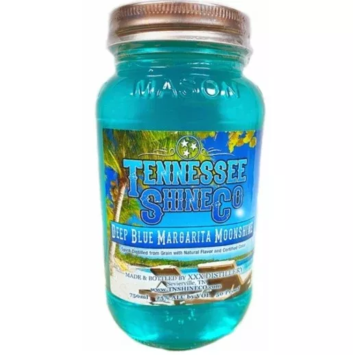 Tennessee Shine Deep Blue Margarita Moonshine 750ml
