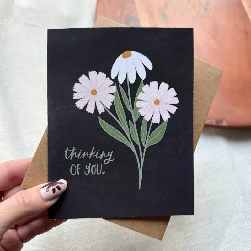 "Thinking of you" Sympathy Card