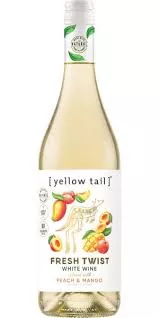 Yellow Tail Fresh Twist Peach & Mango Infused White 750ml