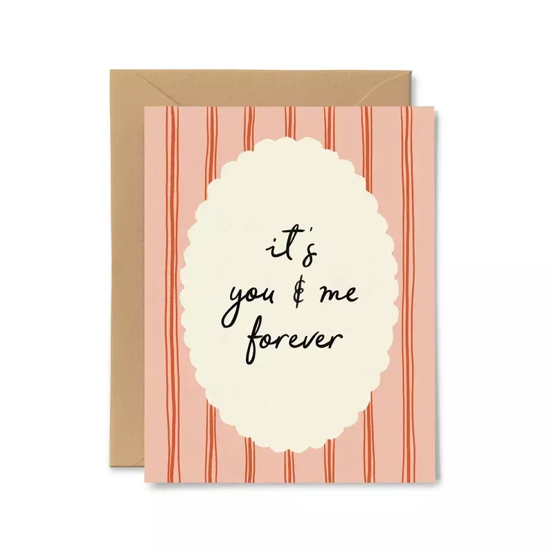 You And Me Forever Card